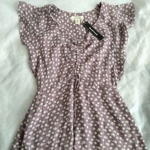 Purple Floral Dress